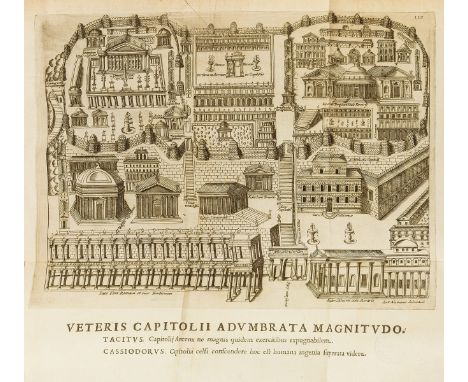Rome.- Donati (Alessandro) Roma vetus ac recens..., third edition, engraved frontispiece, 2 folding maps &amp; 4 plates (2 fo