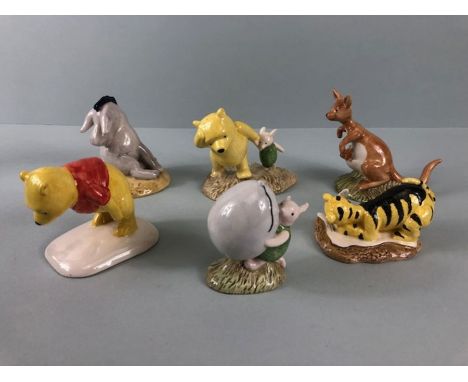 Royal Doulton 'The Winnie the Pooh Collection', six ceramic figurines, all boxed