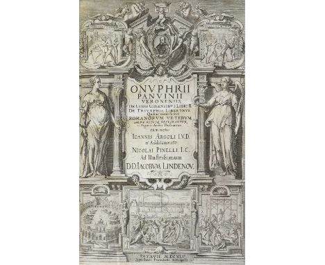 Panvinio (Onofrio).Onuphrii Panvinii Veronensis, De Ludis Circensibus, Libri II De Triumphis, Liber Unus ….. cum notis Joanni