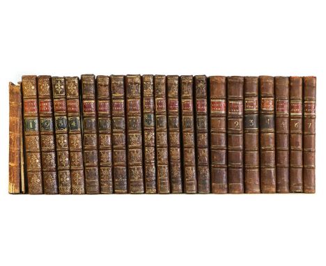 [Sterne (Laurence)]. The Life and Opinions of Tristram Shandy, Gentleman. Volumes I - IX. R. & J. Dodsley, 1763-61, T. Becket
