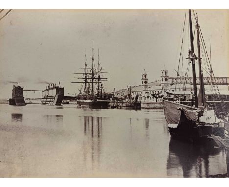 Photographs - Challenger Expedition. ‘Views taken during the cruise of H.M.S. Challenger’. An oblong quarto album containing 