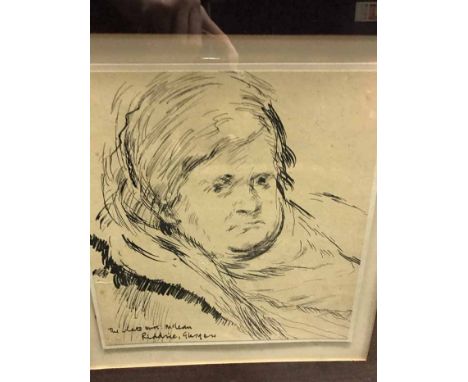 PORTRAIT OF MRS C.S. MCLEANJ.M. RAMSAYframed and under glass 