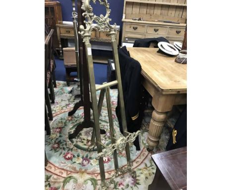 BRASS STANDING EASEL