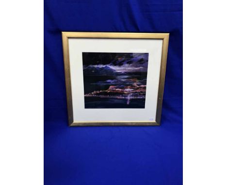 'BATHED IN LIGHT - MILPORT' BY JAMES.S.DAVIESprint, framed and under glass