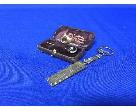 9 CARAT GOLD RINGalong with Rotary watch, early 20th century tie pin, Citizen watch, and assorted cuff links
