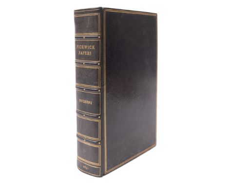 DICKENS, Charles, The Posthumous Papers of the Pickwick Club with forty-three illustrations by R. Seymour and Phiz: 8vo, full