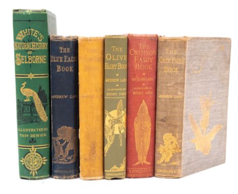 FAIRY BOOKS ... The Red Fairy Book, edited by Andrew Lang,  org. red gilt cloth, 8vo, discoloured and chipped at the head of 