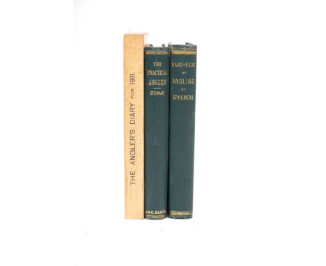 INITIAL  S. Anglers Diary and Tourist Fisherman's Gazetteer of the Rivers and Lakes of the World, org. paper covered boards, 