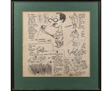 Percy G.H. Fender cricket archive: 1922:  Gilbert Thomas Webster (1886-1962), known as Tom Webster, ' Last week P.G.H. Fender