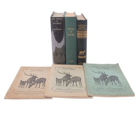 SANDERSON, G.P, Thirteen Years Amongst the Wild Beasts of India: illust, 8vo, original pictorial cloth bright copy, 6th editi