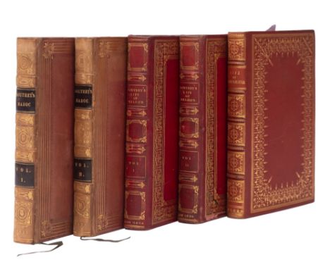 SOUTHEY, Robert, The Life of Nelson, 2 vols, engraved portrait frontispiece, facsimile plate of signatures, small 8vo, red cr