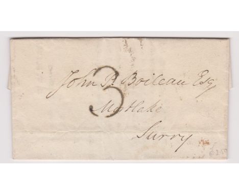 Great Britain 1805 Postal History - E.L. Printed circular referring to an Auction dated May 30th 1805, Newman Street, posted 
