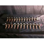 Lot of 2 Brass NuPro Nu Pro 12 and 13 Valve Gas Manifold, Qty 1, 221183561137