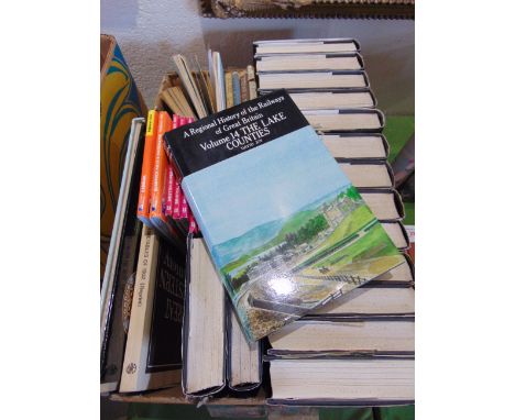 [TRANSPORT]. RAILWAYS Thomas, David St. John, et al. A Regional History of the Railways of Great Britain, sixteen volumes, Da