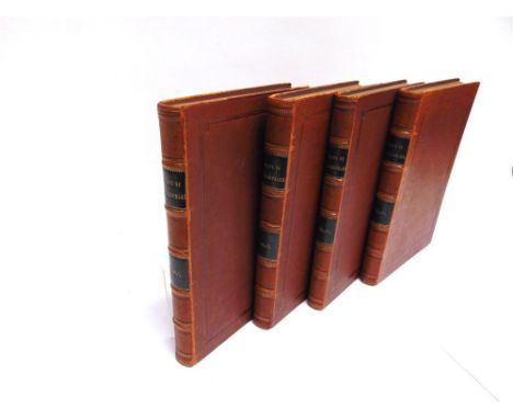 [LITERATURE]. LEATHER BINDINGS Shakespeare, William. Plays, edited by Thomas Keightley, four volumes, Virtue, London, no date