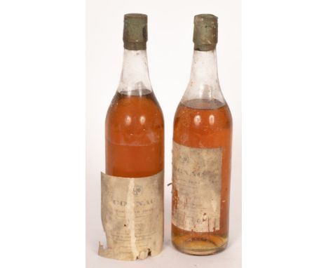 Cognac: Vintage 1953, landed 1954, bottled 1973, imported and bottled by Army and Navy Stores Ltd. CONDITION REPORT: Conditio