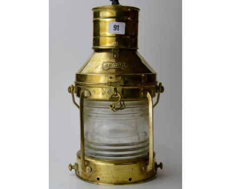 OLD BRASS SHIPS LANTERN