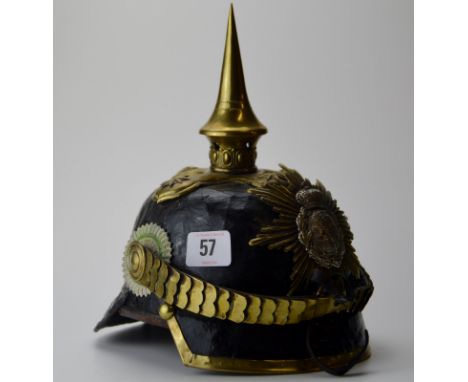 WORLD WAR I BADEN OFFICERS PICKELHAUBE