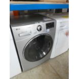 LG True Stream 8kg washing machine in silver