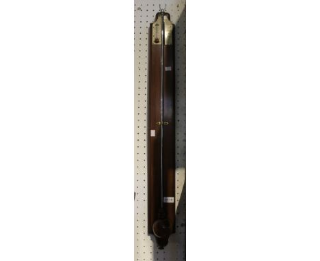 A 19th century mahogany stick barometer