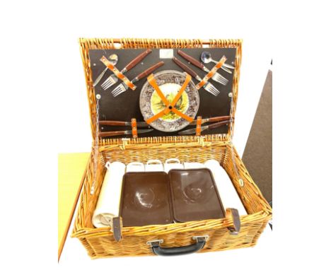 Vintage Antler picnic hamper 