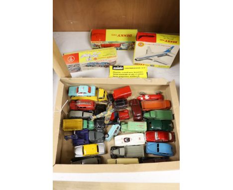 Dinky toys including 36 and 40 series, boxed 925 Leyland Dump Truck