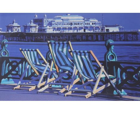 Philip Dunn (b.1945), limited edition print, ‘From Hove, Actually’, signed In pencil, 51 x 73cm