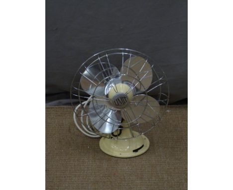 Vintage Veritys electric desk fan with variable speed, H35cm