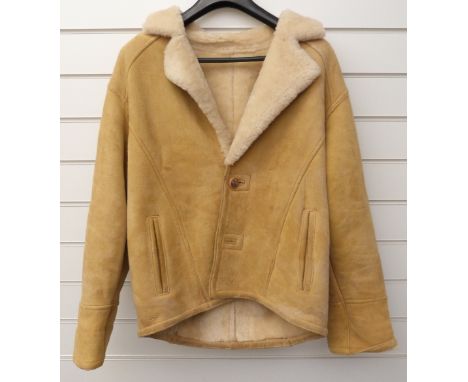 Vintage Chester Lamb faux shearling jacket, labelled 'F'&nbsp;