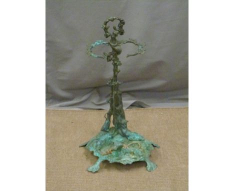 Decorative metal stick/umbrella stand, height 56cm