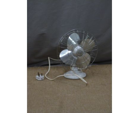 Vintage/ retro Verity fans 'Limit' three speed electric fan, height 36cm