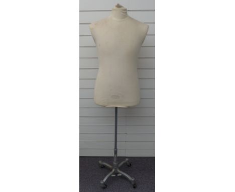 Vendome Paris adjustable tailor's dummy or mannequin on stand, 156cm tall