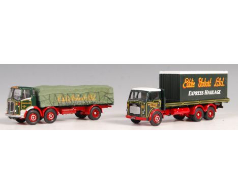 Two rare original Corgi pre-production / prototype ' Code 3 ' Eddie Stobart haulage diecast models. The first being a Leyland