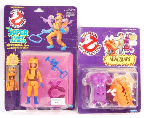 Two vintage 1980's Kenner made ' The Real Ghostbusters ' carded action figure sets. The first being a ' Super Fright Features