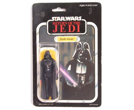 An original vintage Palitoy made Star Wars MOC carded action figure ' Darth Vader '. 65 back Return Of The Jedi card. Figure 