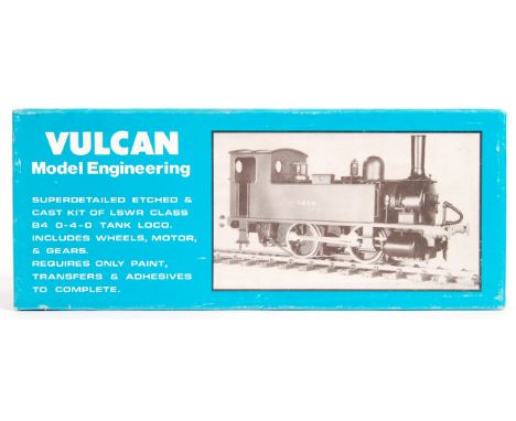 A rare vintage Vulcan Model Engineering 7mm / 0 gauge model railway locomotive kit ' VLK/7/2 7mm Scale LSWR Class B4. Appears