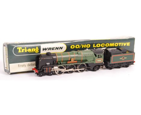 An original vintage 1970's Triang Wrenn 00 Gauge train set model railway locomotive engine No 22354-6-2 Barnstable. The model
