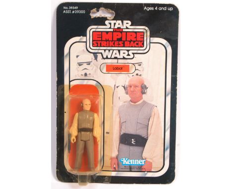 An original vintage Kenner made Star Wars MOC carded action figure ' Lobot '. Original 41 back Empire Strikes Back card. Figu