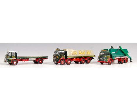 A collection of x3 rare original Corgi pre-production / prototype ' Code 3 ' Eddie Stobart haulage diecast models. The first 