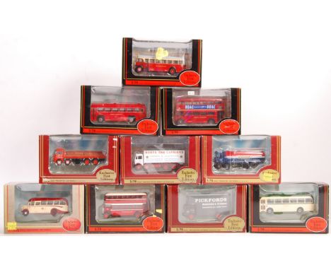 A collection of ten boxed EFE Exclusive First Editions 1/76 00 Gauge model railway scale diecast model buses comprising: 3120