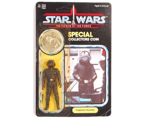 A rare ex-shop stock condition Kenner made Star Wars MOC carded action figure ' Imperial Gunner '. Stunning example, on its o