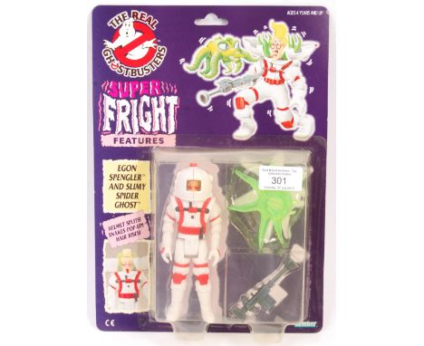 An original vintage 1980's Kenner made ' The Real Ghostbusters ' carded action figure from the ' Super Fright Features ' rang