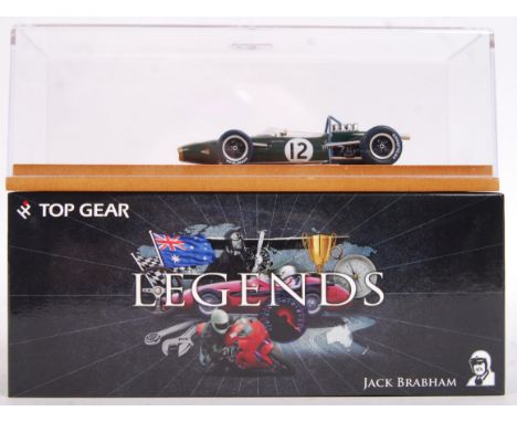 A superbly detailed 1:43 scale precision diecast model by Top Gear. From the ' Legends ' series. TGL01 - Jack Brabham. Ex-sho