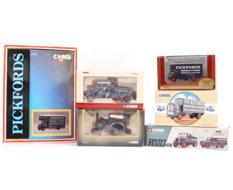 A collection of x6 Pickfords related boxed diecast models - largely Corgi. To include; Corgi D74/1 set, Vintage Glory Of Stea