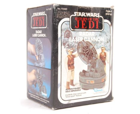 A rare original vintage Kenner made ex-shop stock factory sealed Star Wars ' Radar Laser Cannon Toy ' minirig action figure p