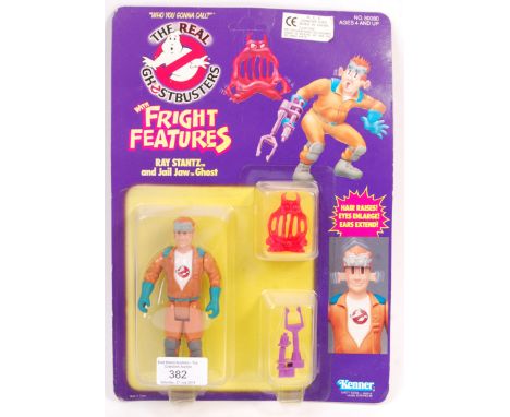 An original vintage 1980's Kenner made ' The Real Ghostbusters ' carded action figure from the ' Fright Features ' range ' Ra