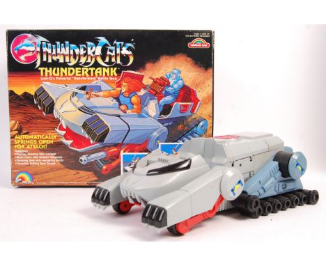 An original vintage 1980's Ljn Toys made Thundercats action figure playset ' Thundertank '. Appears good (no tracks) in the o