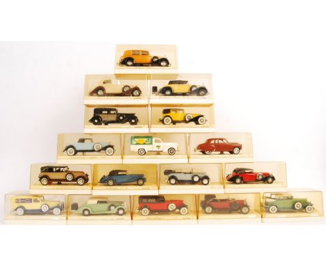 A collection of 21x original vintage Solido made Age D'Or series 1/43 scale diecast models all appearing mint in original pla