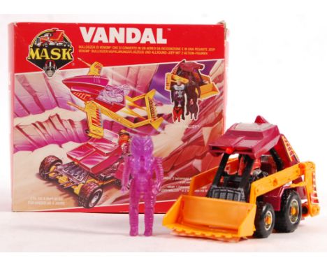 An original vintage 1980's Kenner made MASK action figure playset 'Vandal' Venom Bulldozer / Reconnaissance Plane And Armoure