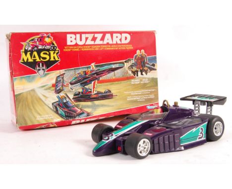 An original vintage 1980's Kenner made MASK action figure playset 'Buzzard' Venom Formula 1 Racing Car / Land-Air Team With A